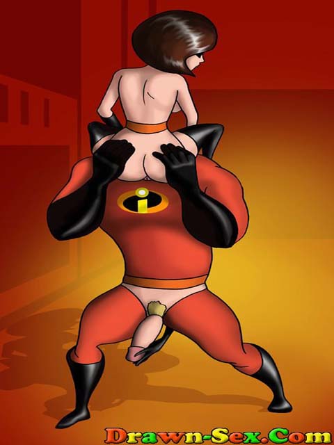 Drawn Famous Toons Xxx - Incredibles family hidden orgy