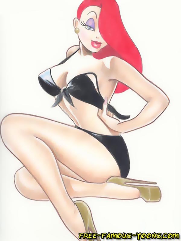 Breasty Jessica Rabbit nude posing