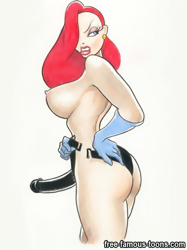 Breasty Jessica Rabbit Nude Posing