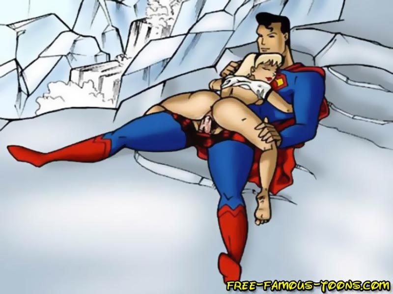 Superman and Supergirl hard sex