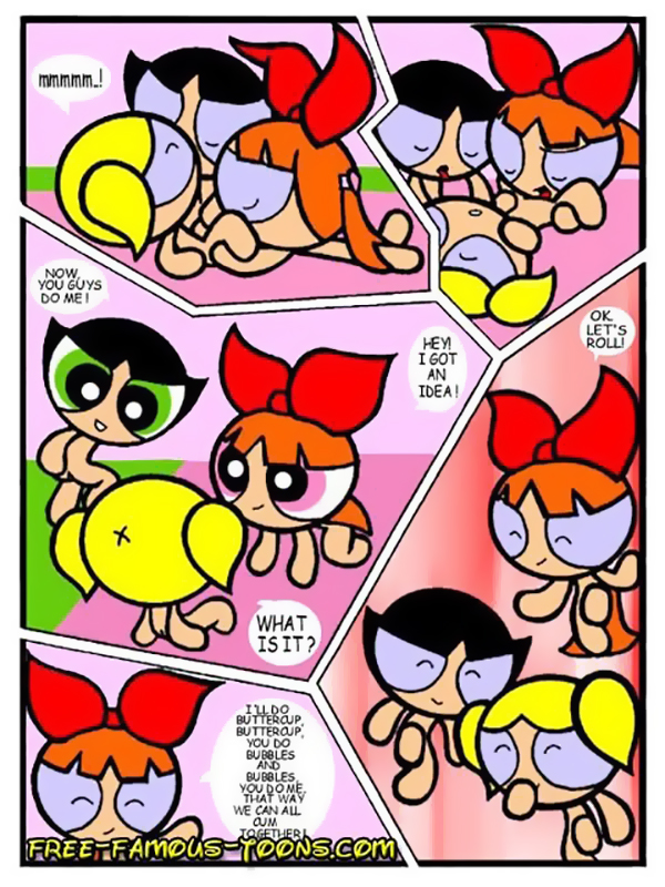 Cartoon Power Girl Nude - Powerpuff girls lesbian orgy