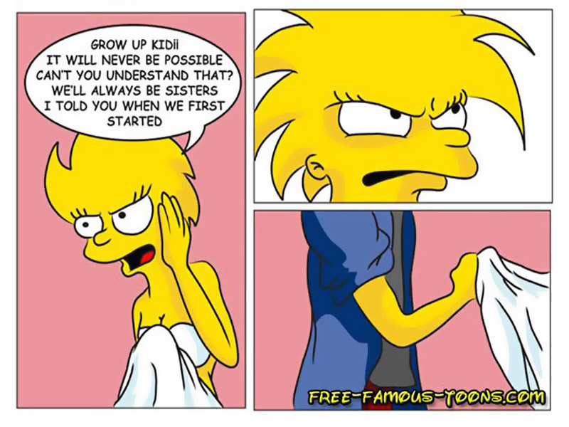 Plesbian Porn Cartoon Simpsons - Lisa Simpson lesbian fantasy