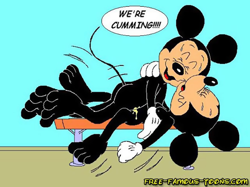 Mickey Mouse And Minnie Orgy