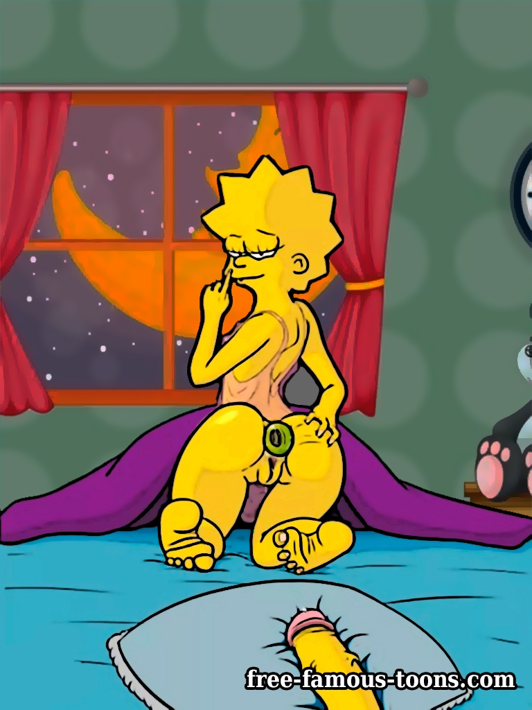 Cartoon Dildo Anal - Lisa Simpson anal sex
