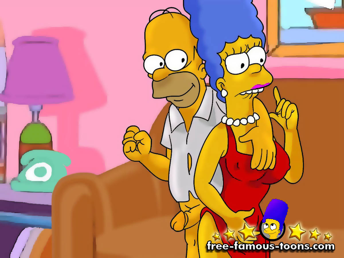 Milf Marge Simpson Toon Porn - MILF Marge Simpson fucked hard