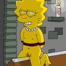 Lisa Simpson nude posing