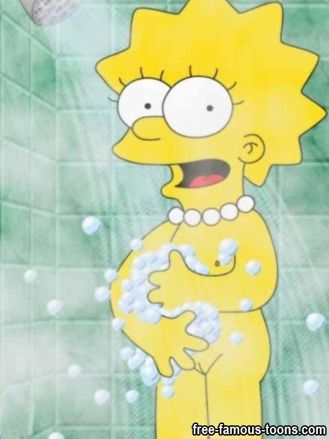 Famous Nude Cartoons Simpsons - Lisa Simpson nude posing - Free-Famous-Toons.com