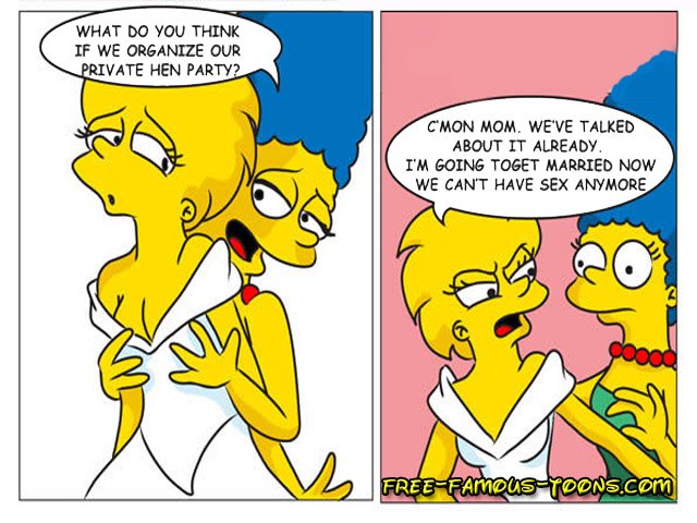 Famous Toon Lesbian Porn - Lisa Simpson lesbian orgy - Free-Famous-Toons.com