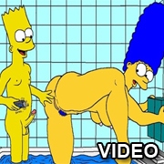 Bart Simpson sex in bathroom
