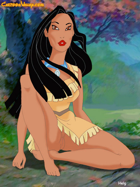 Cartoon Valley Pocahontas - CARTOON-VALLEY.IN - Lusty Pocahontas masturbating