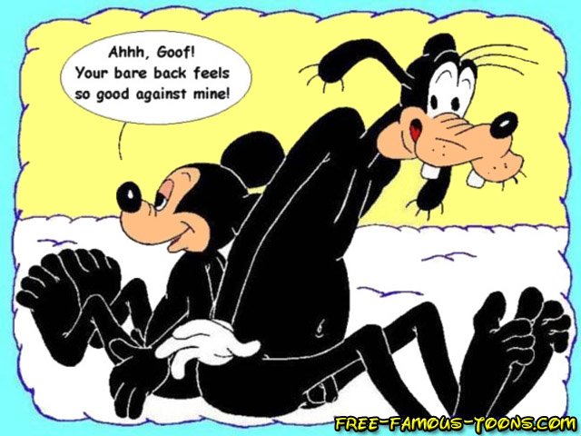 Mickey Mouse and Goofy orgy - VipFamousToons.com