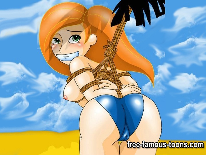 Kim Possible hidden orgy - Famous toon girl Kim Possible is posing nude and  fucking hard with friends...