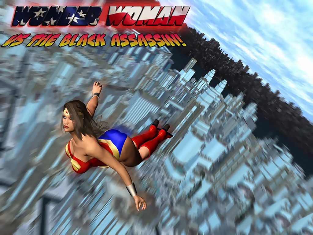 1024px x 768px - Wonder Woman interracial sex - Breasty Wonder Woman was fucked hard by black  robber...