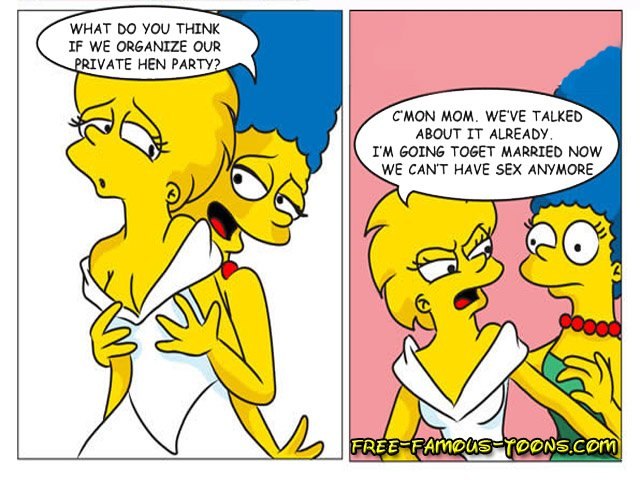 Lisa Simpson lesbian orgy - VipFamousToons.com