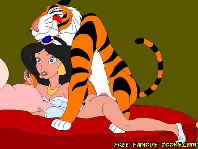 Ariel And Jasmine Sex - Princess Jasmine and tiger Rajah sex - VipFamousToons.com