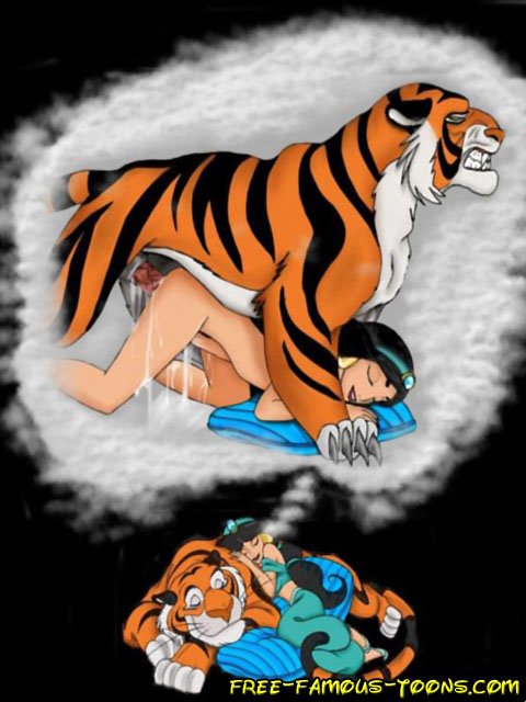Rajha Sex Com - Princess Jasmine and tiger Rajah sex - VipFamousToons.com