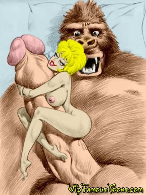 King Kong and Jane hard sex - VipFamousToons.com