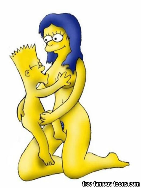 Famous Toons Simpsons - Bart and Marge Simpsons sex - VipFamousToons.com