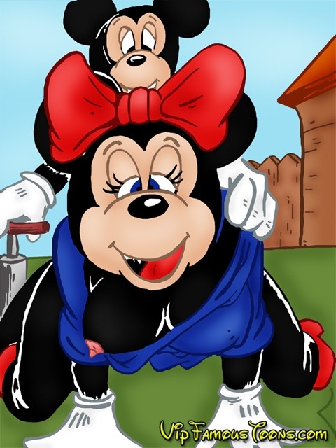 Mickey Mouse with Minnie orgy - VipFamousToons.com.